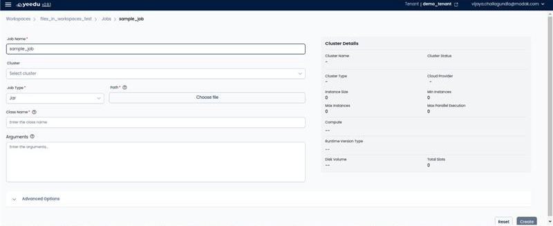 job-config-screen