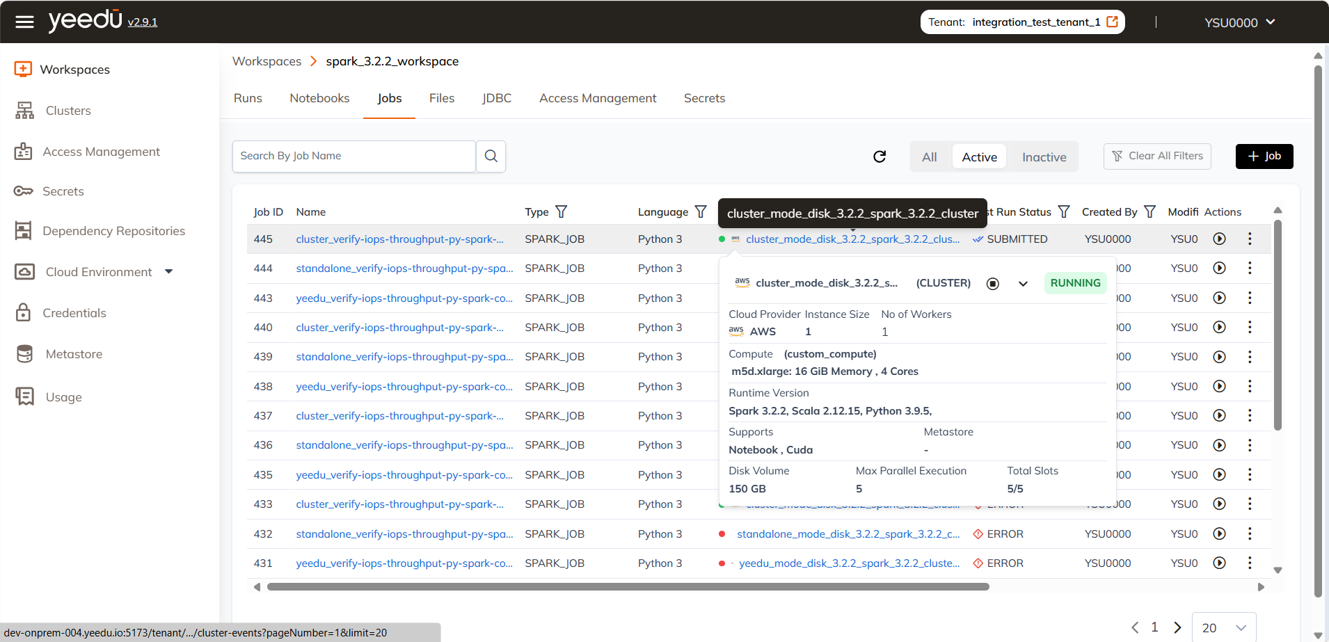 job-screen-cluster-info