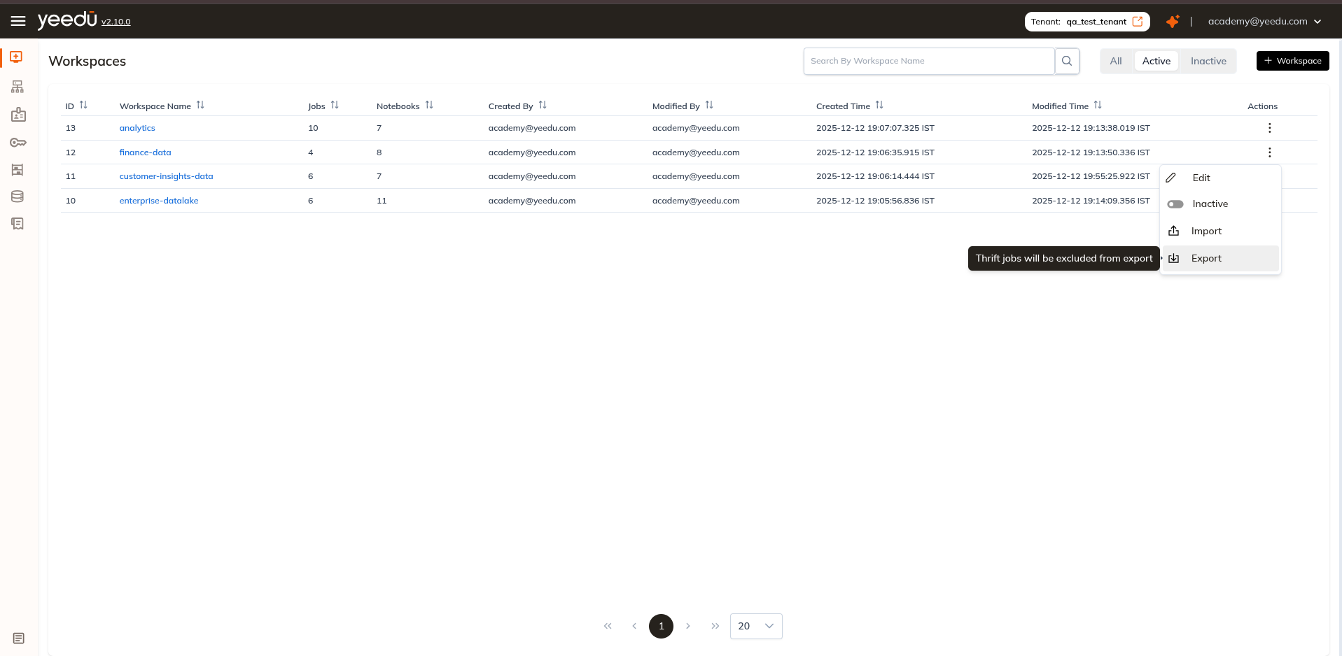 workspace-export